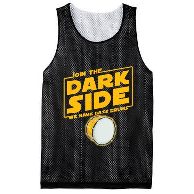 Join The Dark Side Bass Drum Player Mesh Reversible Basketball Jersey Tank