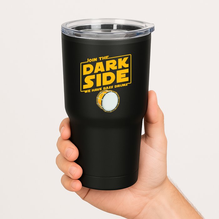 Join The Dark Side Bass Drum Player Tumbler