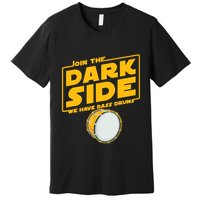 Join The Dark Side Bass Drum Player Premium T-Shirt