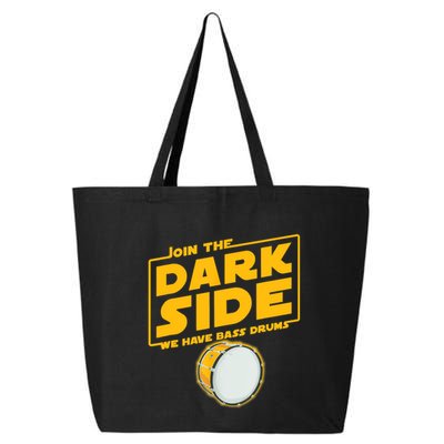 Join The Dark Side Bass Drum Player 25L Jumbo Tote