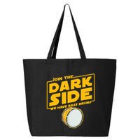 Join The Dark Side Bass Drum Player 25L Jumbo Tote