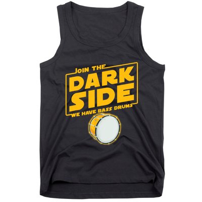 Join The Dark Side Bass Drum Player Tank Top