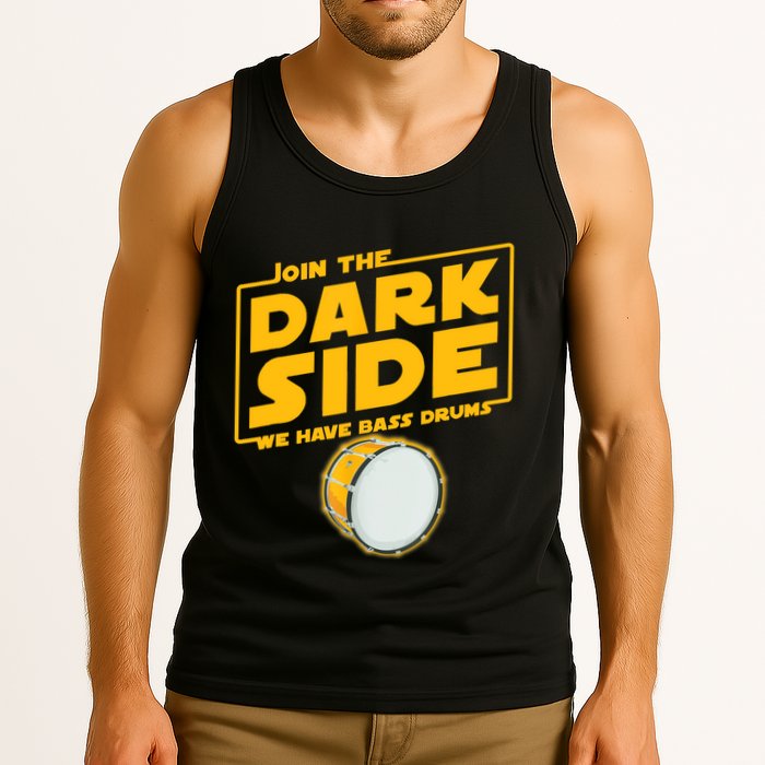 Join The Dark Side Bass Drum Player Tank Top