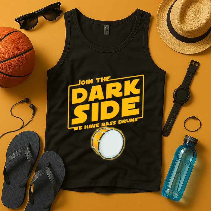 Join The Dark Side Bass Drum Player Tank Top