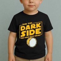 Join The Dark Side Bass Drum Player Toddler T-Shirt