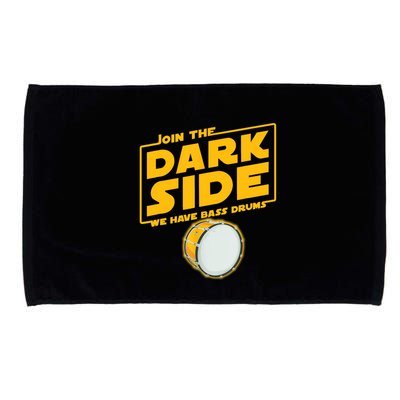 Join The Dark Side Bass Drum Player Microfiber Hand Towel