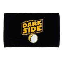 Join The Dark Side Bass Drum Player Microfiber Hand Towel