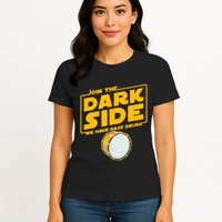 Join The Dark Side Bass Drum Player Womens T-Shirt