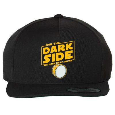 Join The Dark Side Bass Drum Player Wool Snapback Cap