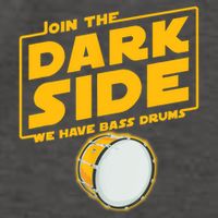 Join The Dark Side Bass Drum Player Vector Backpack