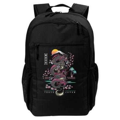 Japanese Tokyo Dragon Asian Inspired Retro 80’S Style Backpack