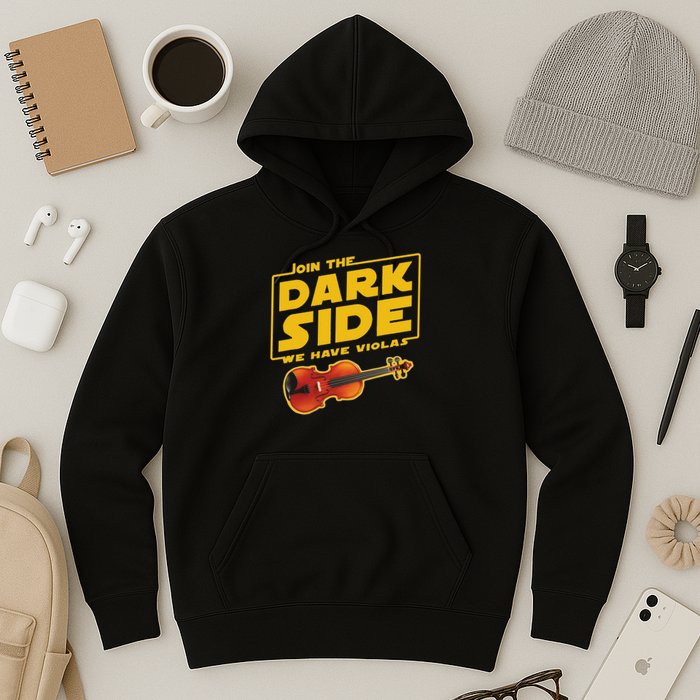 Join The Dark Side Viola Player Hoodie