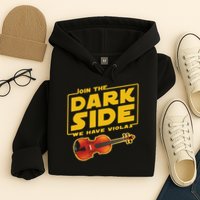 Join The Dark Side Viola Player Hoodie