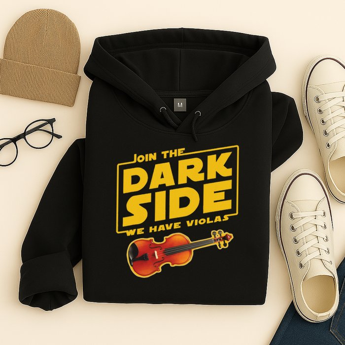 Join The Dark Side Viola Player Hoodie