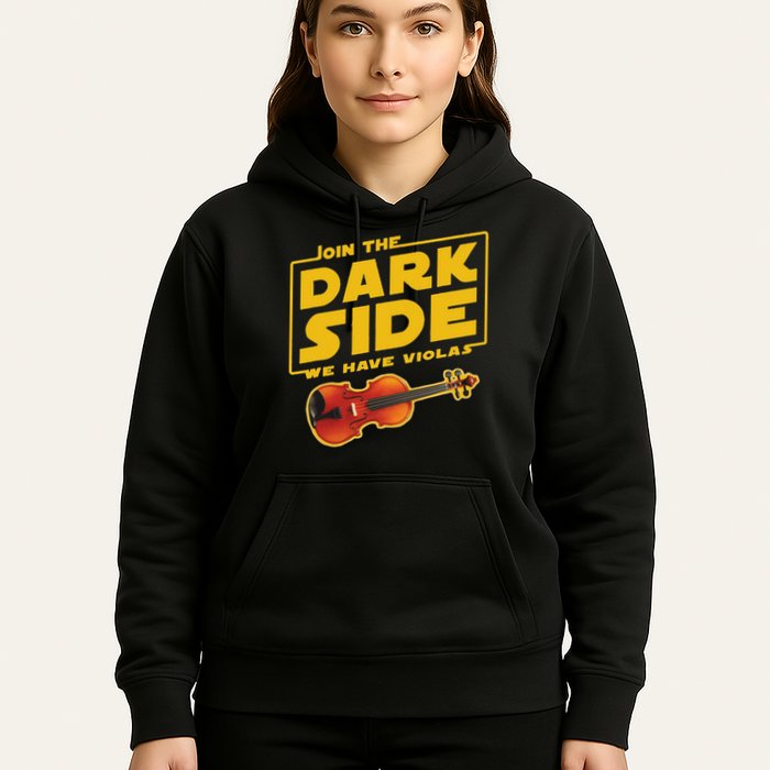 Join The Dark Side Viola Player Hoodie