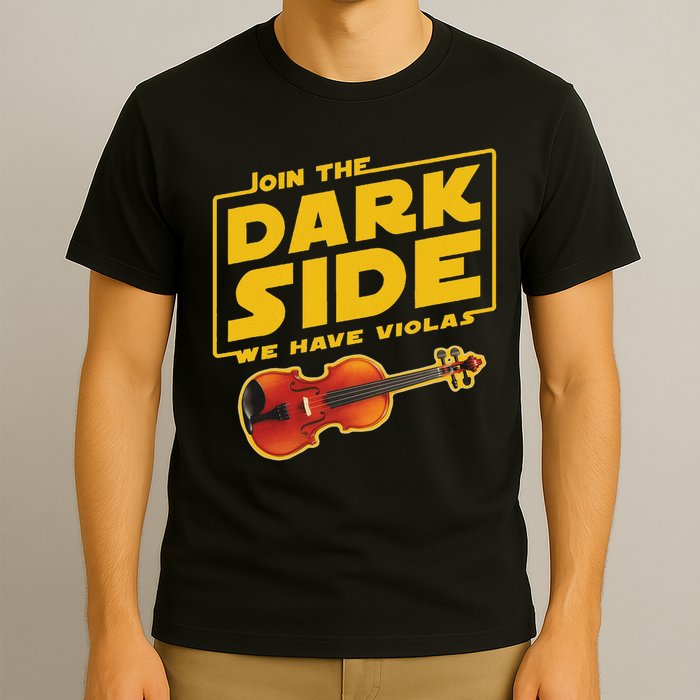Join The Dark Side Viola Player T-Shirt