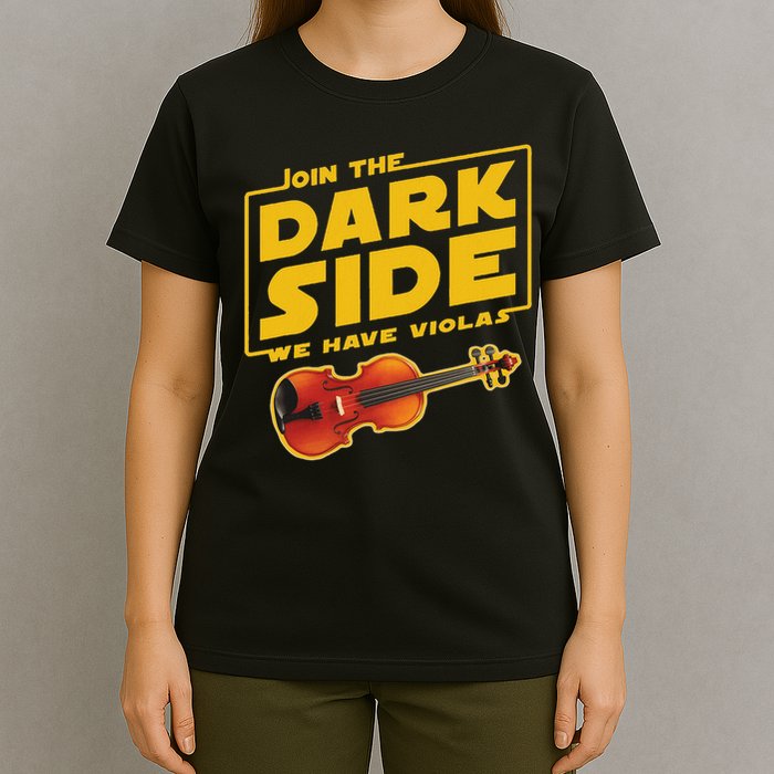 Join The Dark Side Viola Player T-Shirt