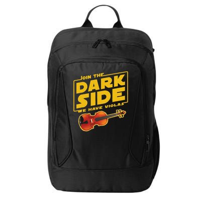 Join The Dark Side Viola Player City Backpack
