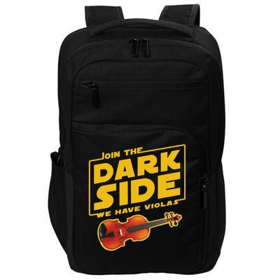 Join The Dark Side Viola Player Impact Tech Backpack