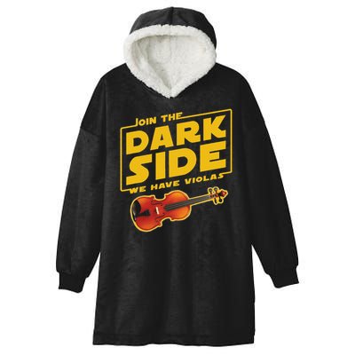 Join The Dark Side Viola Player Hooded Wearable Blanket