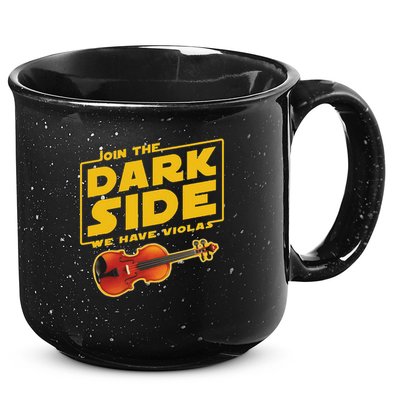 Join The Dark Side Viola Player 15oz Campfire Ceramic Mug