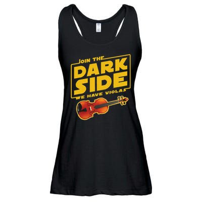 Join The Dark Side Viola Player Ladies Essential Flowy Tank