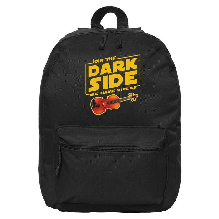 Join The Dark Side Viola Player 16 in Basic Backpack