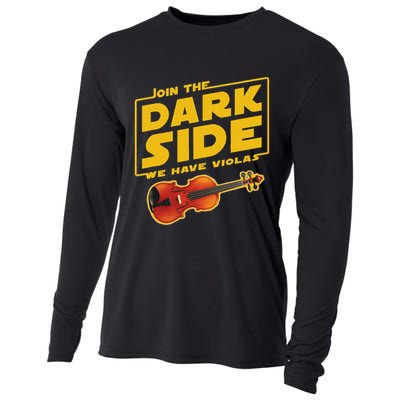 Join The Dark Side Viola Player Cooling Performance Long Sleeve Crew