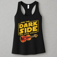 Join The Dark Side Viola Player Womens Tank Top