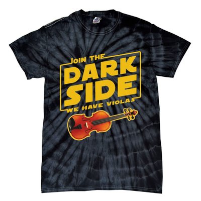 Join The Dark Side Viola Player Tie-Dye T-Shirt