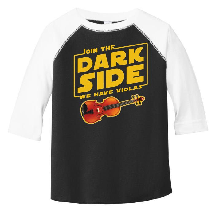 Join The Dark Side Viola Player Toddler Fine Jersey T-Shirt