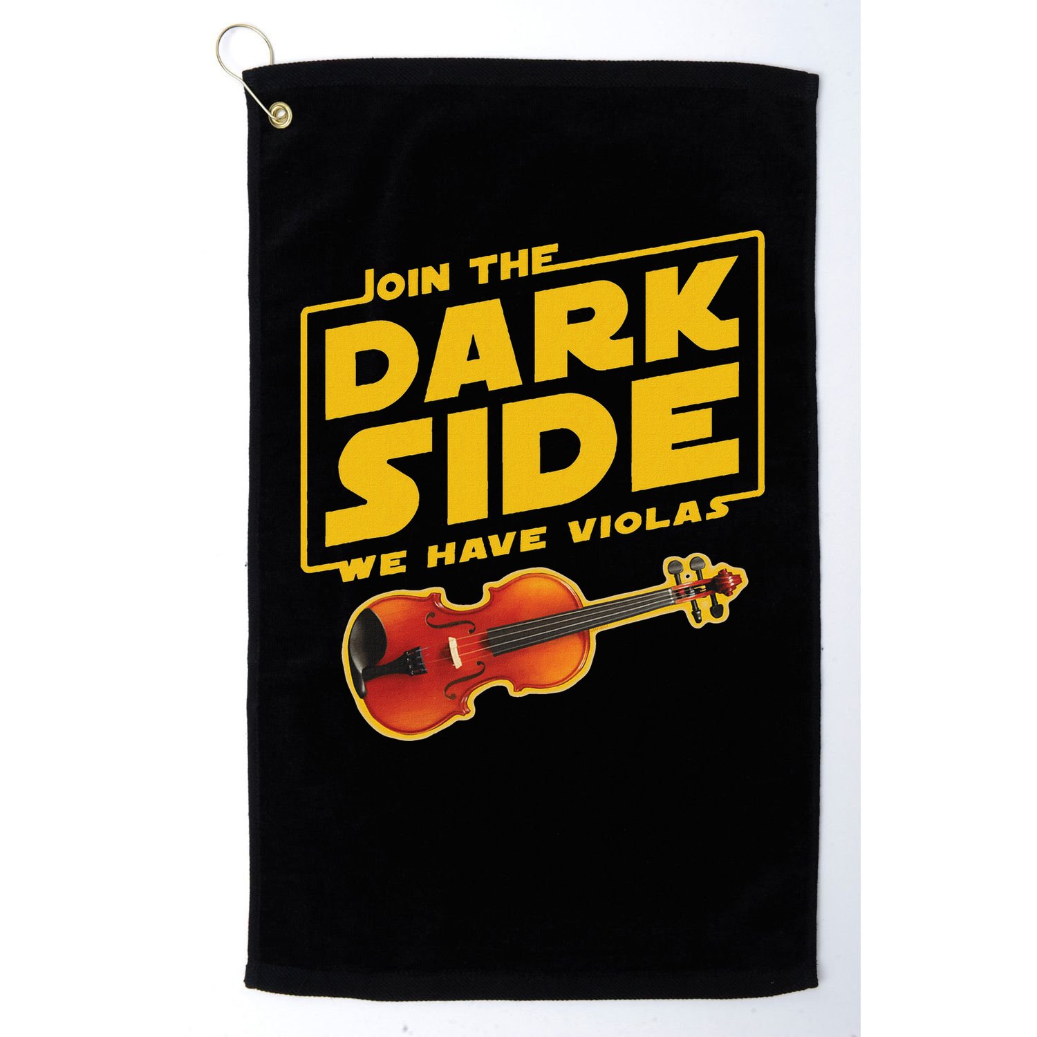 Join The Dark Side Viola Player Golf Towel