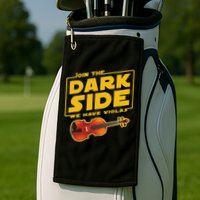 Join The Dark Side Viola Player Golf Towel