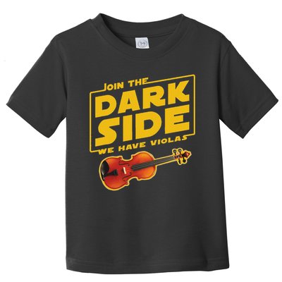 Join The Dark Side Viola Player Toddler T-Shirt