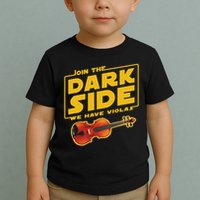 Join The Dark Side Viola Player Toddler T-Shirt