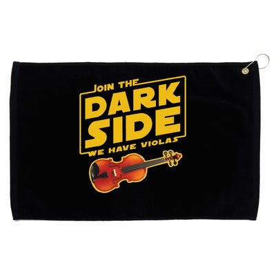Join The Dark Side Viola Player Grommeted Golf Towel
