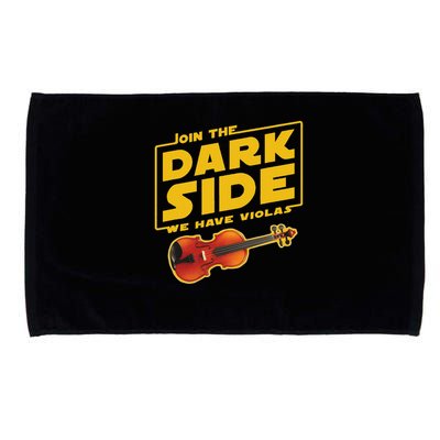 Join The Dark Side Viola Player Microfiber Hand Towel