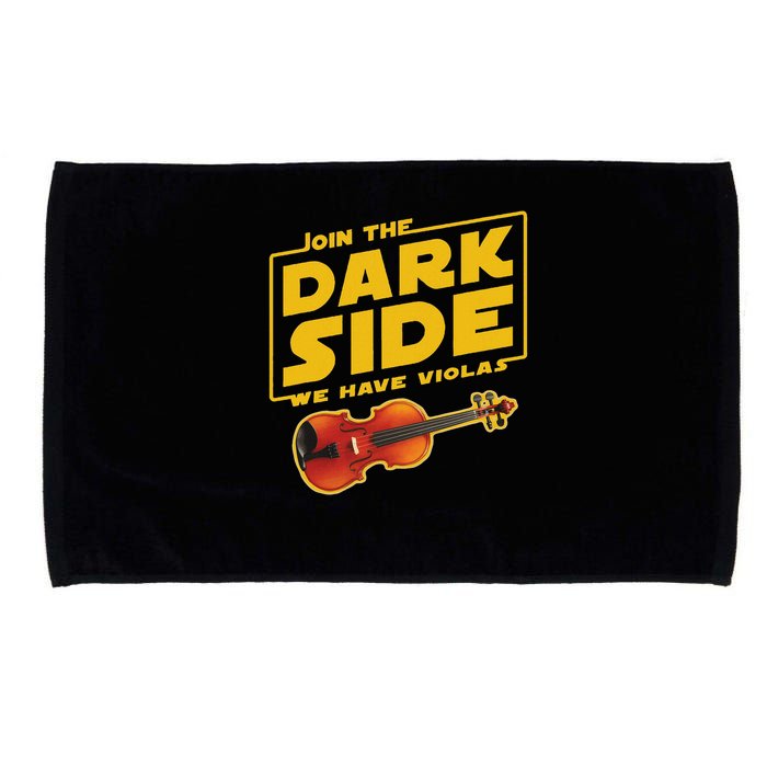 Join The Dark Side Viola Player Microfiber Hand Towel