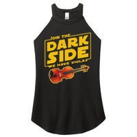 Join The Dark Side Viola Player Women's Perfect Tri Rocker Tank