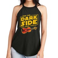 Join The Dark Side Viola Player Women's Perfect Tri Rocker Tank