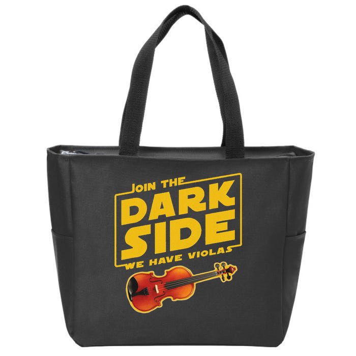 Join The Dark Side Viola Player Zip Tote Bag