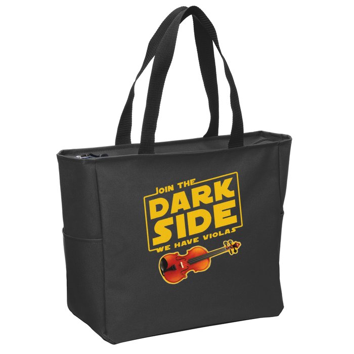 Join The Dark Side Viola Player Zip Tote Bag
