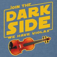 Join The Dark Side Viola Player Garment-Dyed Sweatshirt