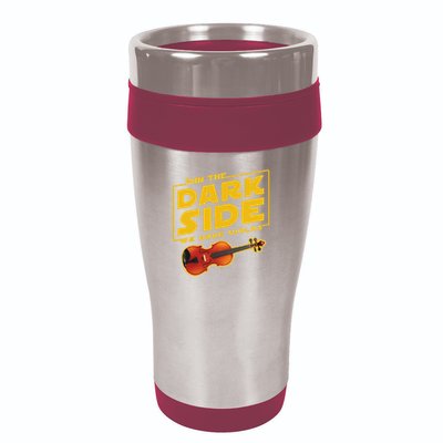 Join The Dark Side Viola Player 16oz Travel Tumbler