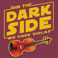 Join The Dark Side Viola Player 16oz Travel Tumbler