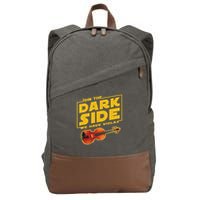 Join The Dark Side Viola Player Cotton Canvas Backpack
