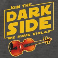 Join The Dark Side Viola Player Vector Backpack