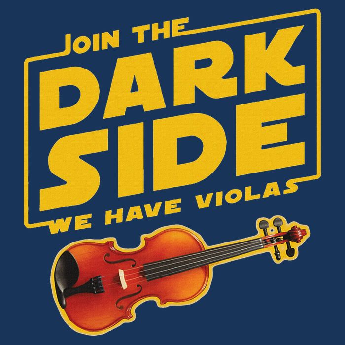 Join The Dark Side Viola Player Infant Baby Jersey Bodysuit