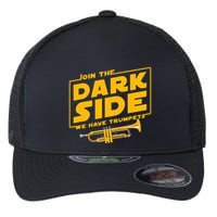 Join The Dark Side Trumpet Player Flexfit Unipanel Trucker Cap