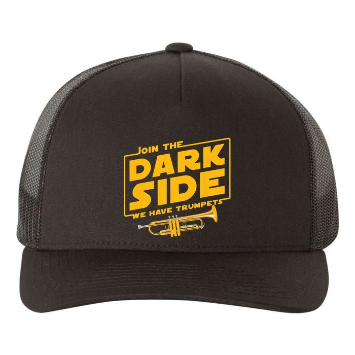 Join The Dark Side Trumpet Player Yupoong Adult 5-Panel Trucker Hat